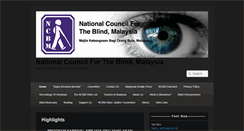 Desktop Screenshot of ncbm.org.my